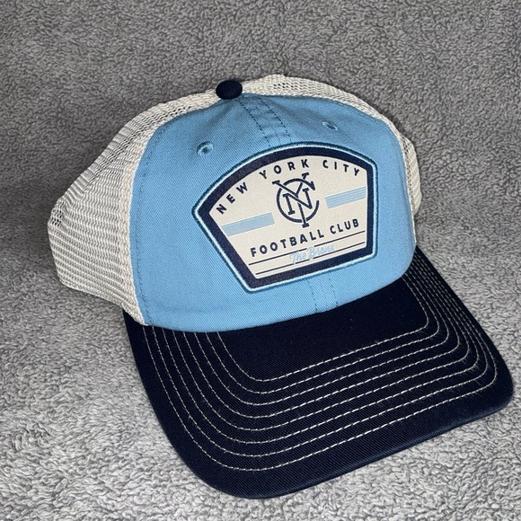 Fanatics Other - New York City FC Trucker Hat Men Blue Fanatics MLS Snap Back Cap